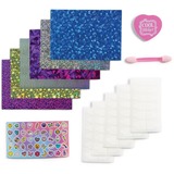 Spin Master Cool Maker, GO GLAM, Kit ongles métallisés avec 6 feuilles de film métallisé et des autocollants pour ongles, 5 manucures à faire soi-même, activités créatives et manuelles pour les filles à partir de 7 ans, Bricolage 