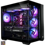 Thermaltake PC-000081-DE, PC gaming Noir/transparent