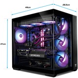 Thermaltake PC-000081-DE, PC gaming Noir/transparent