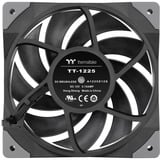 Thermaltake TOUGHFAN 12 Boitier PC Ventilateur 12 cm Noir 2 pièce(s), Ventilateur de boîtier Noir, Ventilateur, 12 cm, 500 tr/min, 2000 tr/min, 22,3 dB, 58,35 cfm
