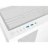 Thermaltake View 270 Plus WS ARGB boîtier midi tower Blanc/bois | 2x USB-A | 1x USB-C | RGB | Verre Trempé