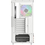 Thermaltake  boîtier midi tower Blanc/bois | 2x USB-A | 1x USB-C | RGB | Window