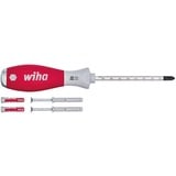 Wiha Set de poinçon pour trous de cheville SoftFinish, Tournevis Rouge/gris