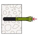fischer Cheville SX Plus Green 8x40 S K Vert