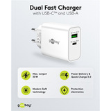 goobay 75336, Chargeur Blanc