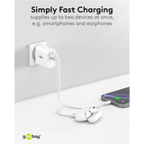 goobay 75336, Chargeur Blanc