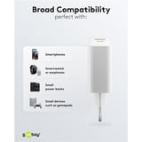 goobay Chargeur rapide double USB-C PD GaN 30 W, wh Blanc