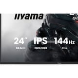 iiyama G-MASTER GB2441HSU-B1 écran plat de PC 60,5 cm (23.8") 1920 x 1080 pixels Full HD LED Noir Moniteur gaming Noir, 1x DisplayPort, 1x HDMI, 2x USB-A, 144 Hz, 60,5 cm (23.8"), 1920 x 1080 pixels, Full HD, LED, Noir