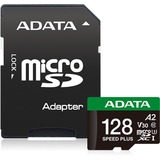 ADATA Speed Plus 128 Go MicroSDXC Classe 10, Carte mémoire 128 Go, MicroSDXC, Classe 10, 180 Mo/s, 160 Mo/s, Class 3 (U3)