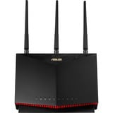 ASUS 4G-AC86U, WLAN-LTE-Routeur Noir/Rouge