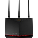 ASUS 4G-AC86U routeur sans fil Gigabit Ethernet Bi-bande (2,4 GHz / 5 GHz) Noir, WLAN-LTE-Routeur Noir/Rouge, Wi-Fi 5 (802.11ac), Bi-bande (2,4 GHz / 5 GHz), Ethernet/LAN, 3G, Noir, Routeur