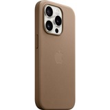 Apple Coque en tissage fin avec MagSafe pour iPhone 15 Pro, Housse/Étui smartphone Taupe