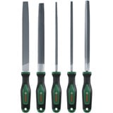 Bosch Ensemble de limes, 5 pièces, Fichier Vert/Noir