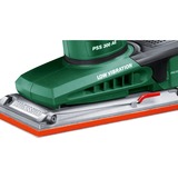 Bosch PSS 250 AE Ponceuse orbitale 24000 OPM Noir, Vert, Rouge 250 W, Ponceuse vibrante Vert, Ponceuse orbitale, Bride/Velcro, Noir, Vert, Rouge, 14000 OPM, 24000 OPM, 2 mm