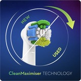 Braun Precision Clean Brossette Avec Technologie CleanMaximiser, Lot de 2, Tête brosse à dent électrique Blanc, Lot de 2, 2 pièce(s), Bleu, Vert, Blanc, CleanMaximiser, Irlande, Oral-B, 10,9 g