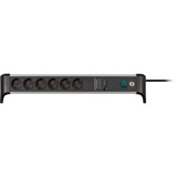 Brennenstuhl 1391020600, Multiprise Noir/en aluminium