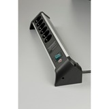 Brennenstuhl 1391020600, Multiprise Noir/en aluminium