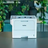 Brother HL-L6410DN - Imprimante laser monochrome professionnelle A4 Gris, Laser, 1200 x 1200 DPI, A4, 50 ppm, Impression recto-verso, Blanc