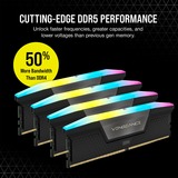 Corsair 128 Go DDR5-5600 Quad-Kit, Mémoire vive Noir, CMH128GX5M4B5600C40, Vengeance RGB, XMP