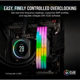 Corsair 128 Go DDR5-5600 Quad-Kit, Mémoire vive Noir, CMH128GX5M4B5600C40, Vengeance RGB, XMP