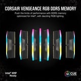 Corsair 128 Go DDR5-5600 (4x 32 Go) mémoire vive Noir, CMH128GX5M4B5600C40, XMP 3.0