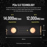 Corsair MP700 PRO SE Hydro X 4 TB SSD Noir