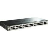 D-Link DGS-1510-52X commutateur réseau Géré L3 Gigabit Ethernet (10/100/1000) 1U Noir, Switch Géré, L3, Gigabit Ethernet (10/100/1000), Full duplex, Grille de montage, 1U