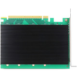 DeLOCK Carte PCIe 5.0 x16 > 4x M.2 NVMe internes + dissipateur thermique, Carte d'interface 