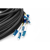 Digitus Câble de breakout universel en fibre optique, duplex, connecteur LC/UPC, monomode OS2 Noir