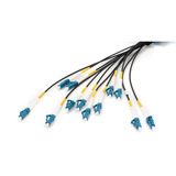 Digitus Câble de breakout universel en fibre optique, duplex, connecteur LC/UPC, monomode OS2 Noir
