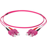 Digitus Câble de raccordement LWL, duplex, connecteur SC > SC, multimode OM4 Violet