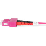 Digitus Câble de raccordement LWL, duplex, connecteur SC > SC, multimode OM4 Violet