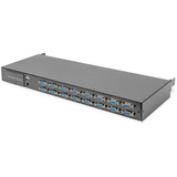 Digitus DS-72221-3GE, Switch KVM Noir