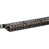 Digitus Panneau de brassage haute densité Classe EA CAT 6A, 24 ports Noir