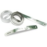 Dymo 12mm Aluminum w/Adhesive Tape ruban d'étiquette Aluminium, Aluminium, Chine, 3,65 m, 10 pièce(s), 60 mm