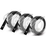 Dymo Ruban de Marquage 3D Authentique | 9 mm x 3 m | impression en blanc sur fond noir | autocollantes | Lot de 3 Étiquettes de marquage en vinyle Belgique, 3 m, 3 pièce(s), 89 mm, 105 mm, 50 mm