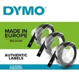 Dymo Ruban de Marquage 3D Authentique | 9 mm x 3 m | impression en blanc sur fond noir | autocollantes | Lot de 3 Étiquettes de marquage en vinyle Belgique, 3 m, 3 pièce(s), 89 mm, 105 mm, 50 mm