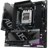 GIGABYTE B840M AORUS ELITE WIFI6E Carte Mère – Processeurs AMD Ryzen 9000, 10+2+2 phases VRM, jusqu’à 8200 MHz DDR5 (O.C.), 2 x M.2 PCIe 4.0, Wi-Fi 6E, LAN 2.5 GbE, USB 3.2 Gen 2 carte mère socket AM5 Noir/Argent, 10+2+2 phases VRM, jusqu’à 8200 MHz DDR5 (O.C.), 2 x M.2 PCIe 4.0, Wi-Fi 6E, LAN 2.5 GbE, USB 3.2 Gen 2, AMD, Emplacement AM5, AMD Ryzen 7000 Series, AMD Ryzen 8000 Series, AMD Ryzen 9000 Series, Emplacement AM5, DDR5-SDRAM, 256 Go