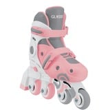 GLOBBER Learning Skates 2 en 1 Gr. 30-33, Rollers Rose
