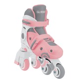 GLOBBER Learning Skates 2 en 1 Gr. 30-33, Rollers Rose