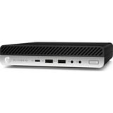 HP EliteDesk 800 G4 DM reconditionné, Mini PC Noir/Argent