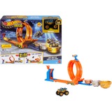 Hot Wheels Monster Trucks – – Coffret Défi du Trophée Tournez-et-Renversez, Circuit Piste de véhicules de jeu, 4 an(s), Métal, Multicolore