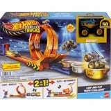 Hot Wheels Monster Trucks – – Coffret Défi du Trophée Tournez-et-Renversez, Circuit Piste de véhicules de jeu, 4 an(s), Métal, Multicolore
