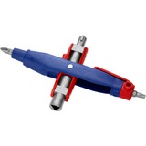 KNIPEX Clé à mât 00 11 07, Clés mixtes à cliquet Bleu/Rouge