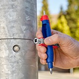 KNIPEX Clé à mât 00 11 07, Clés mixtes à cliquet Bleu/Rouge