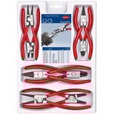 KNIPEX Jeu de pinces à circlips 00 20 04 V01, Set de pinces Rouge/Noir