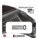 Kingston DataTraveler Kyson 128 Go, Clé USB Argent, DTKN/128GB