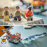 LEGO Jurassic World Attaque du Mosasaure sur le bateau, Jouets de construction Jeu de construction, 7 an(s), Plastique, 703 pièce(s), 1,07 kg