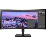 LG 35BN77CP-B.AEU écran plat de PC 88,9 cm (35") 3440 x 1440 pixels Quad HD LED Noir Moniteur UltraWide gaming incurvé Noir, 1x DisplayPort, 2x HDMI, 1x USB-C, 2x USB-A, 88,9 cm (35"), 3440 x 1440 pixels, Quad HD, LED, 5 ms, Noir