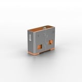 Lindy 40463 bloqueur de port USB Type-A Orange Acrylonitrile-Butadiène-Styrène (ABS) 10 pièce(s), Dispositif antivol Orange, Bloqueur de port, USB Type-A, Orange, Acrylonitrile-Butadiène-Styrène (ABS), 10 pièce(s), Sac en polyéthylène